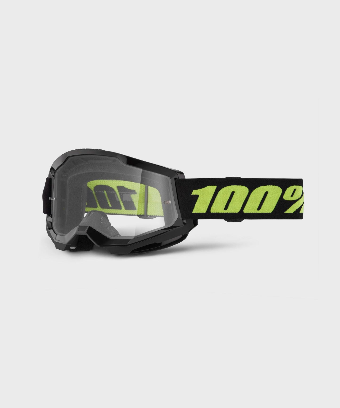 100% Strata 2 Goggle Solar Eclipse / Clear Lens