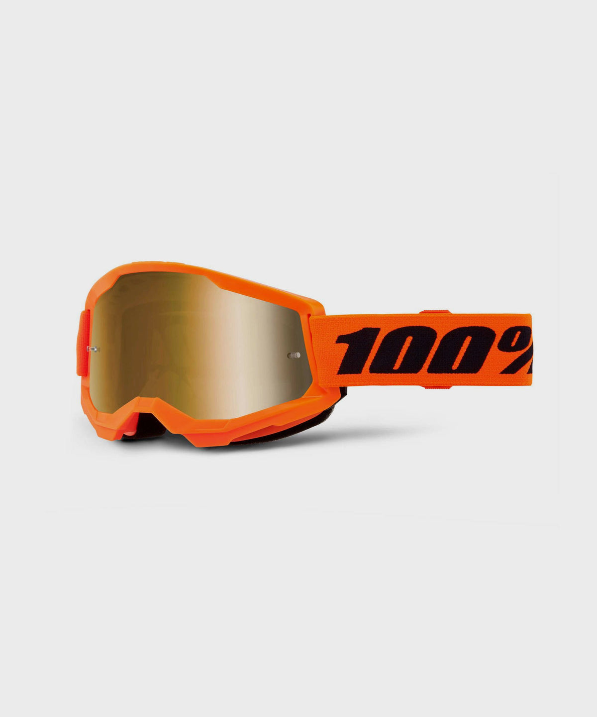 100% Strata 2 Goggle Neon Orange