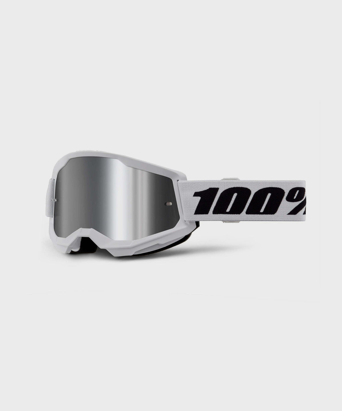 100% Strata 2 Goggle White