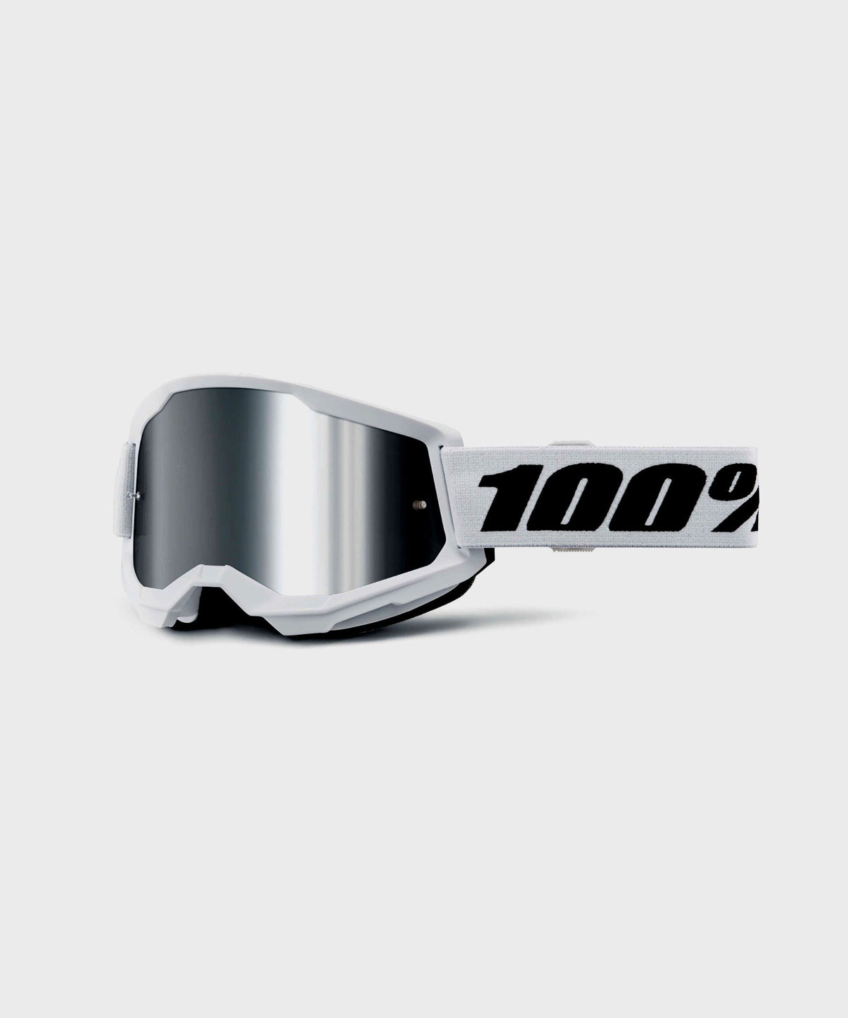 100% Strata 2 Youth Goggle White