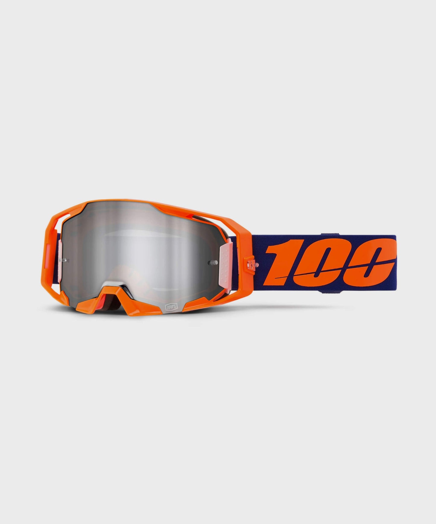 100% ARmatic Goggles Black / Mirror Silver Flash Lens