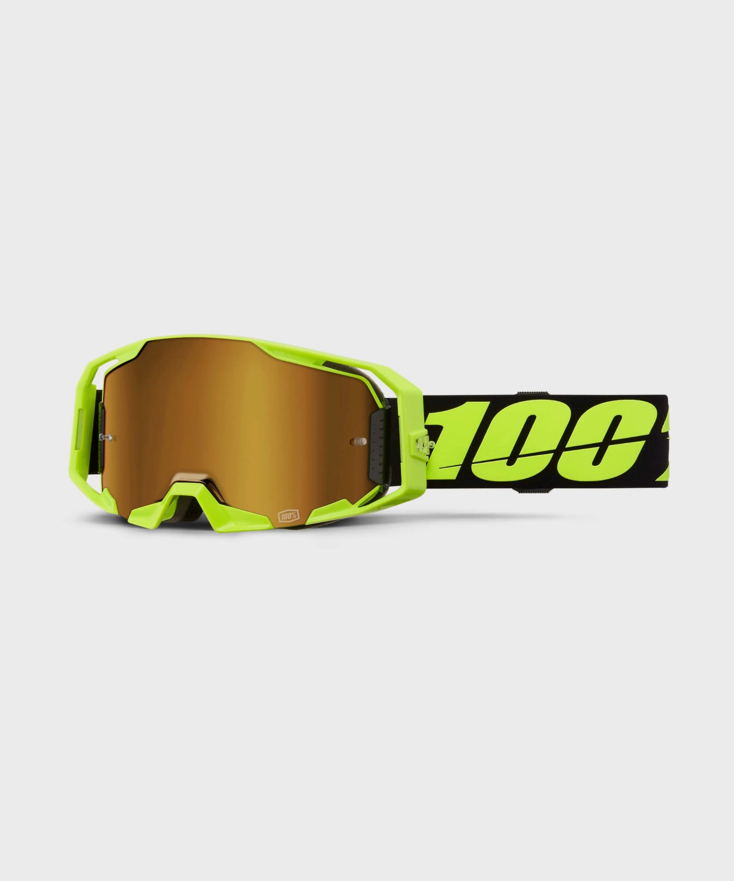 100% ARmatic Goggles Black / Mirror Silver Flash Lens