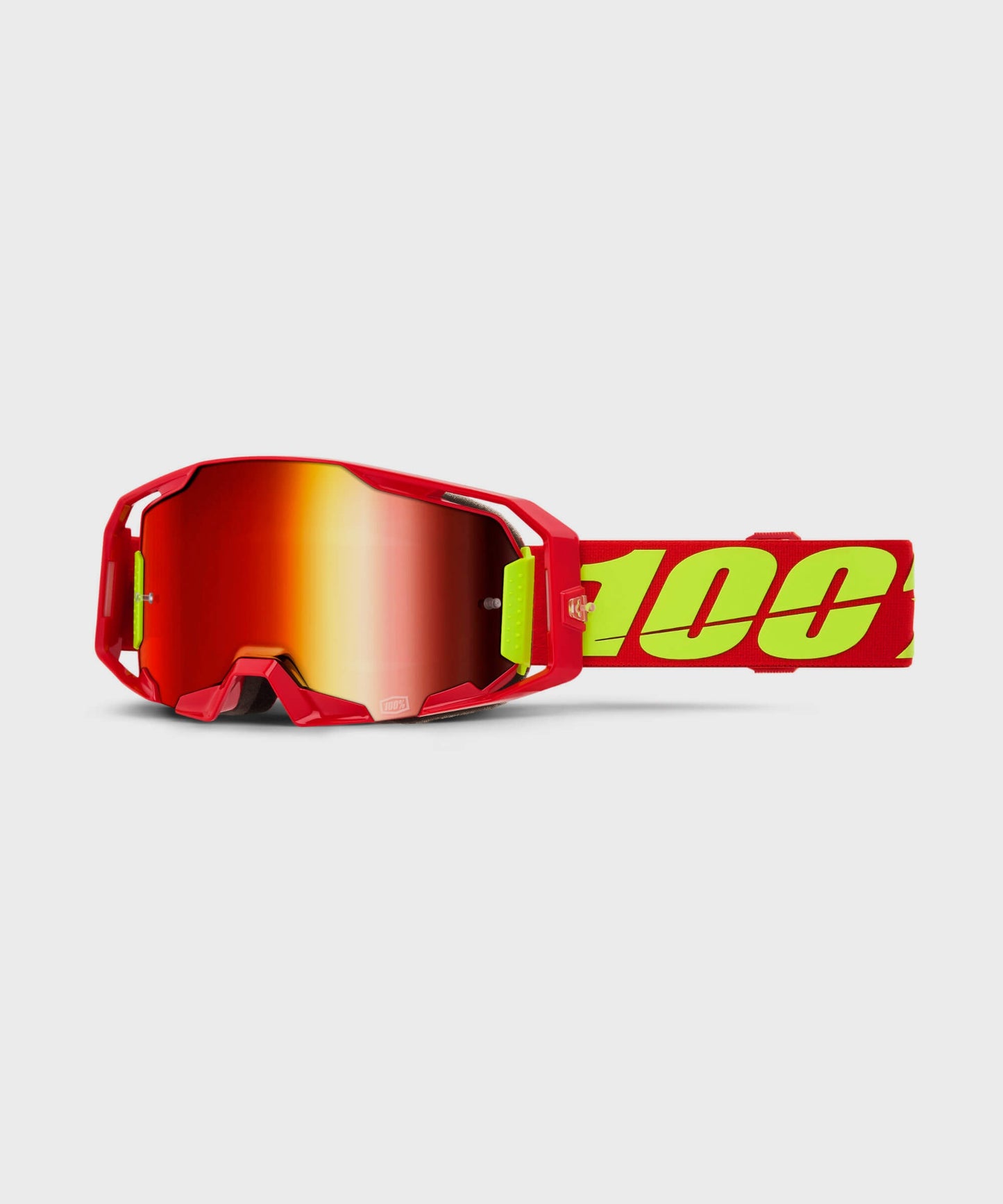 100% ARmatic Goggles Black / Mirror Silver Flash Lens