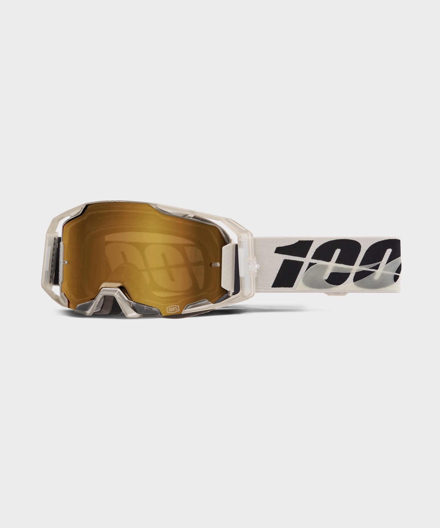 100% ARmatic Goggles Black / Mirror Silver Flash Lens