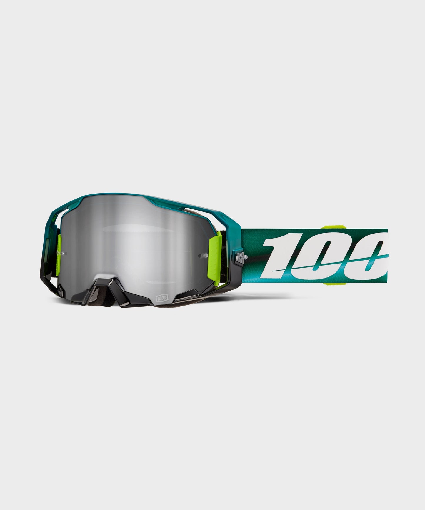 100% ARmatic Goggles Black / Mirror Silver Flash Lens