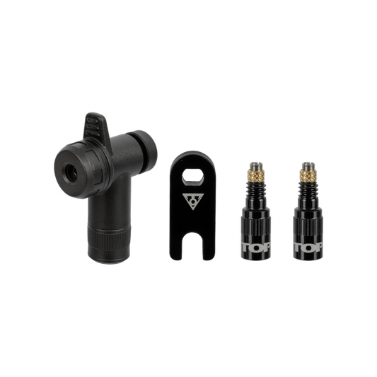 Topeak Turboflow Valve Combo W/Rapidhead