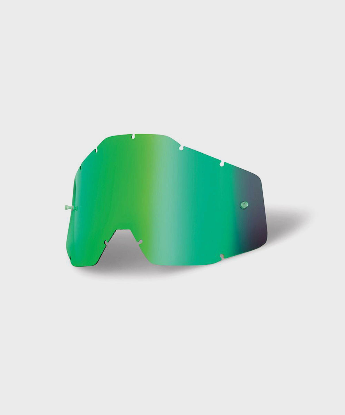 100% Accuri / Racecraft / Strata Anti-Fog Replacement Lens Green Mirror