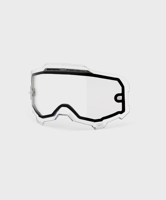 100% Armega Vented Dual Pane Lens Clear