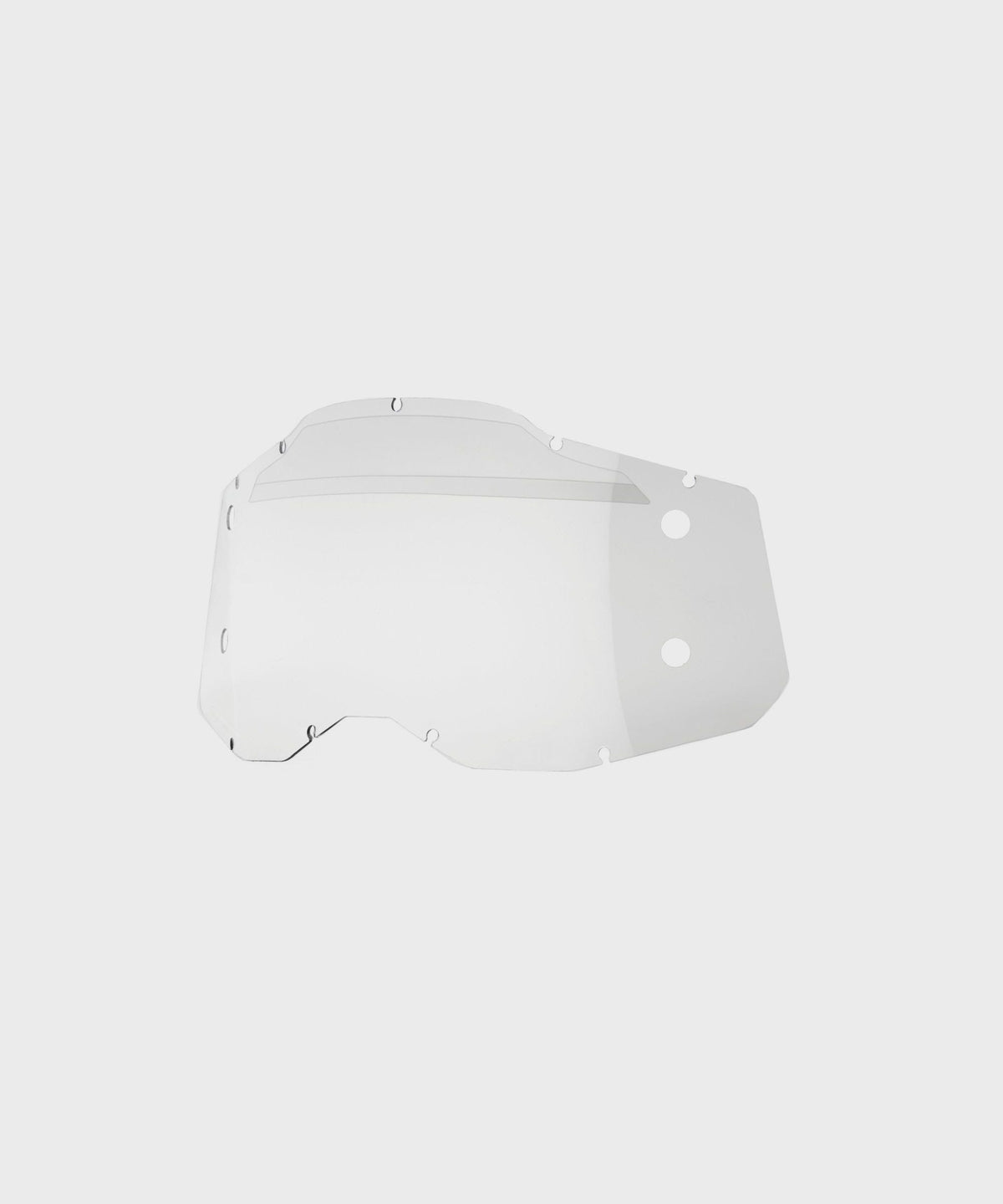 100% Racecraft 2 / Accuri 2 / Strata 2 Forecast Replacement Lens No Bumps / Clear