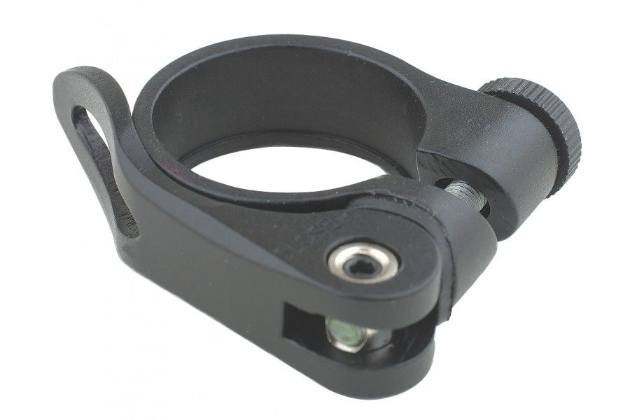System Ex Seatpost Clamp Q/r Silv 34.9mm