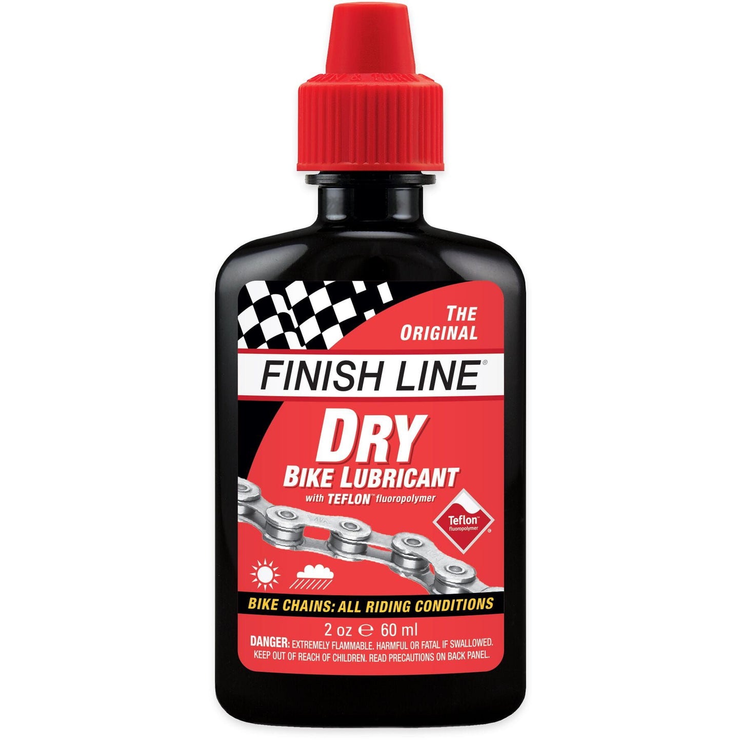 Teflon Plus Dry chain lube 2 oz / 60 ml bottle