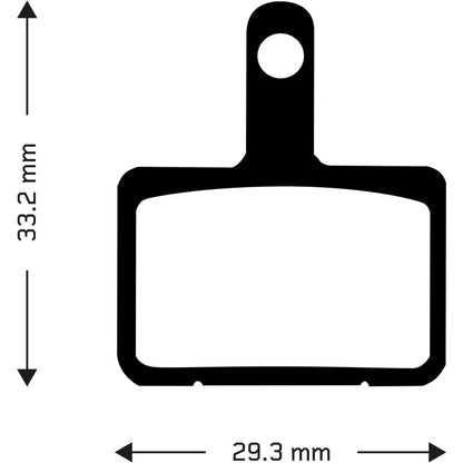 Aztec Organic Disc Brake Pads for Shimano Deore M515 / M525 / M575 / TRP / Promax