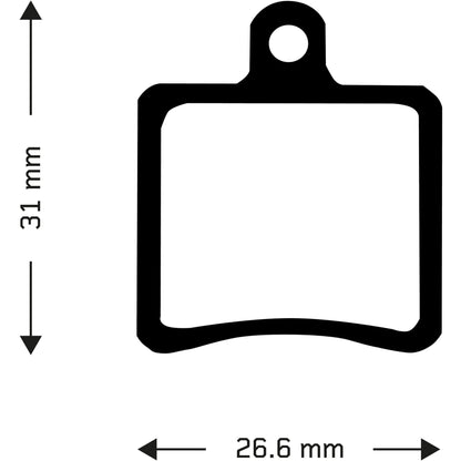 Aztec Organic Disc Brake Pads for Hope Mini