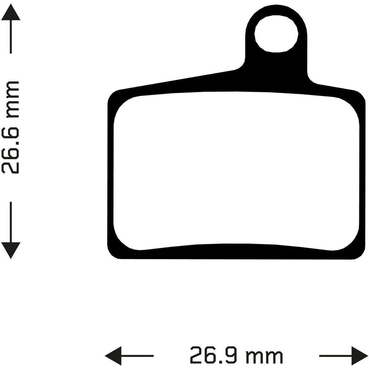 Aztec Organic Disc Brake Pads for Hayes Stroker Ryde / Dyno