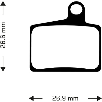 Aztec Organic Disc Brake Pads for Hayes Stroker Ryde / Dyno