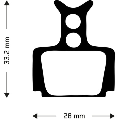 Aztec Organic Disc Brake Pads for Formula Mega / The One / R1 / RX / RO