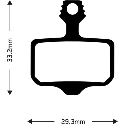 Aztec Organic Disc Brake Pads for Avid Elixir / DB / Sram XX / XO