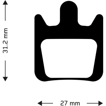 Aztec Organic Disc Brake Pads for Hope X2
