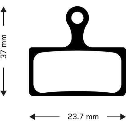 Aztec Organic Disc Brake Pads for Shimano XTR M985 / XT M785