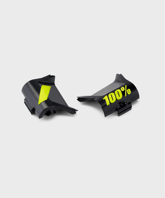 100% Racecraft / Accuri / Strata Replacement Canister Cover Black / Fluo Yellow