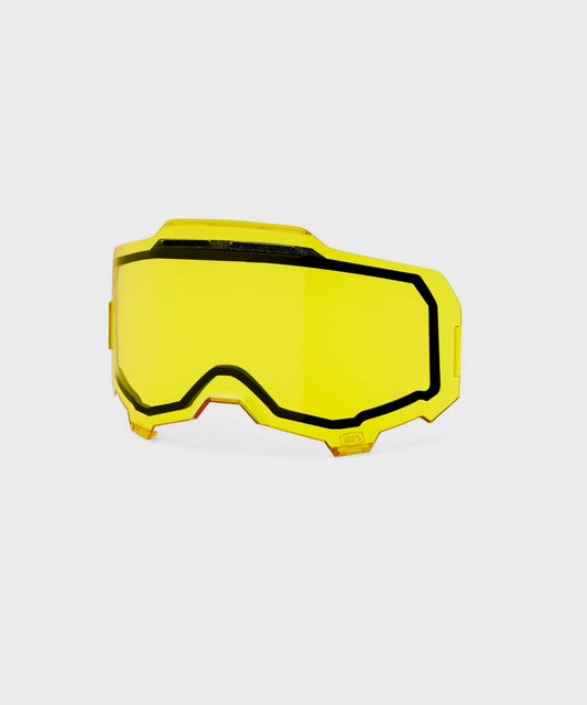 100% Armega Replacement - Dual Pane Vented Yellow Lens
