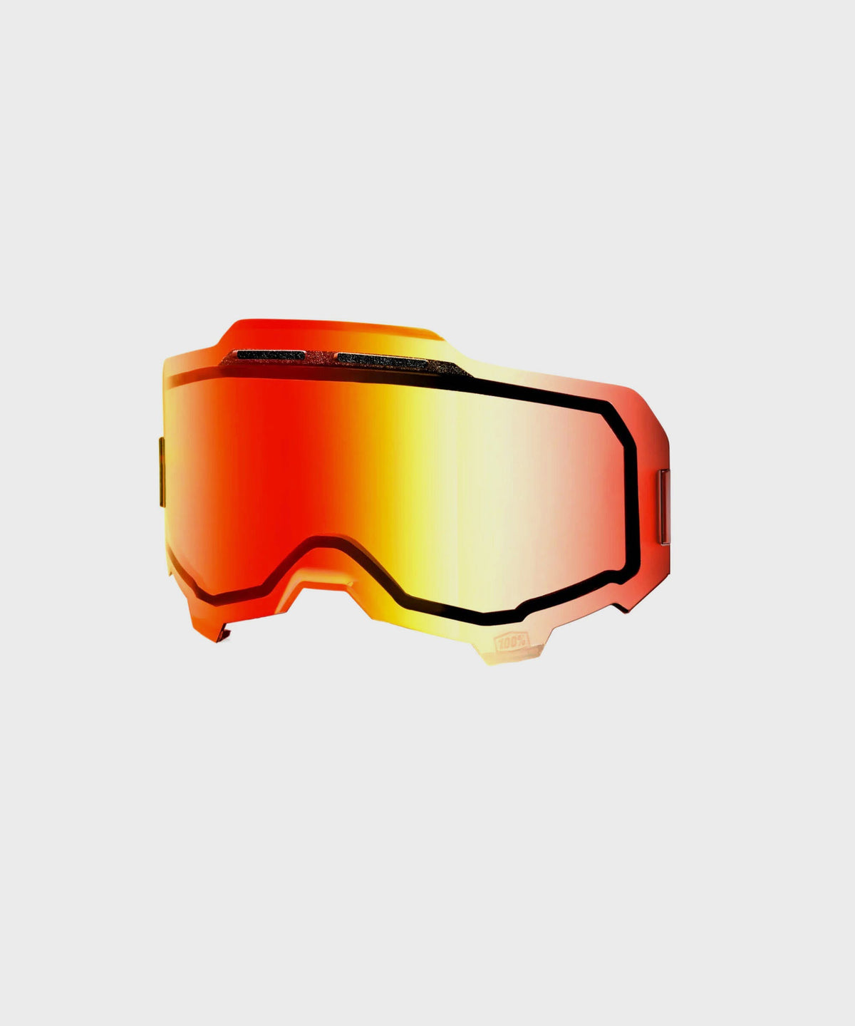 100% Armega Injected Dual Pane Vented Lens - Mirror Red Mirror