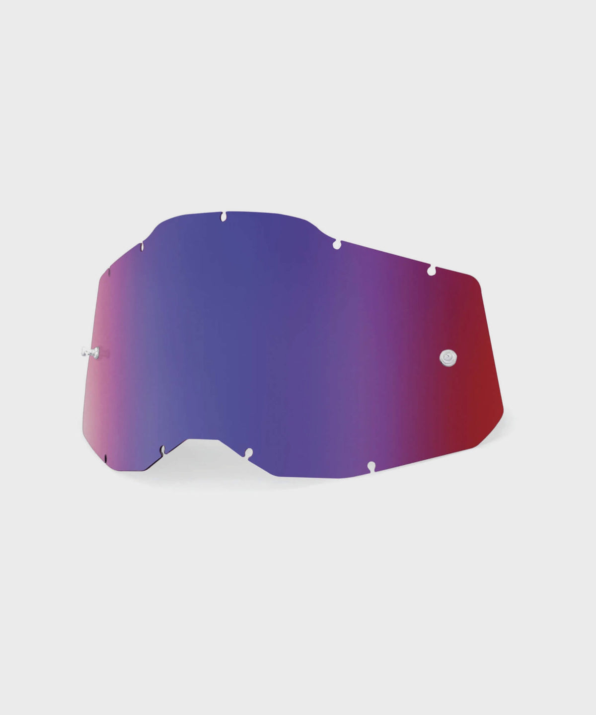 100% Racecraft 2 / Accuri 2 / Strata 2 Replacement Lens Sheet Red Blue
