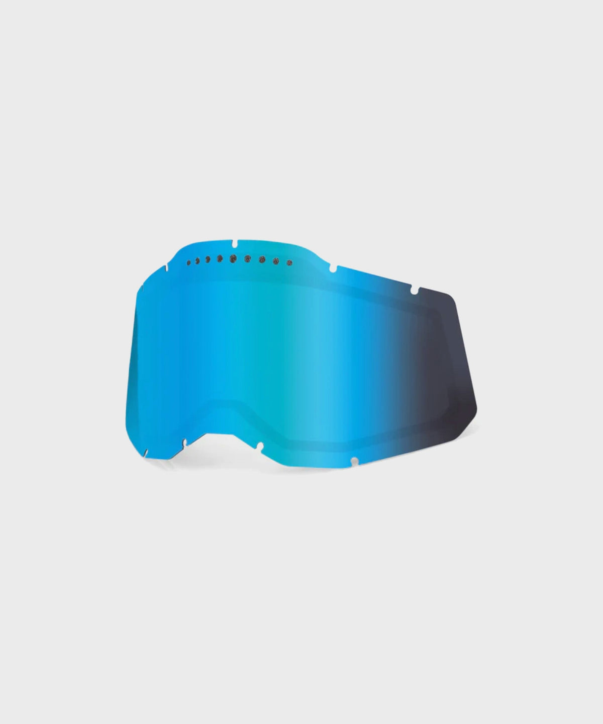 100% Racecraft 2 / Accuri 2 / Strata 2 Dual Pane Vented Lens Blue Mirror