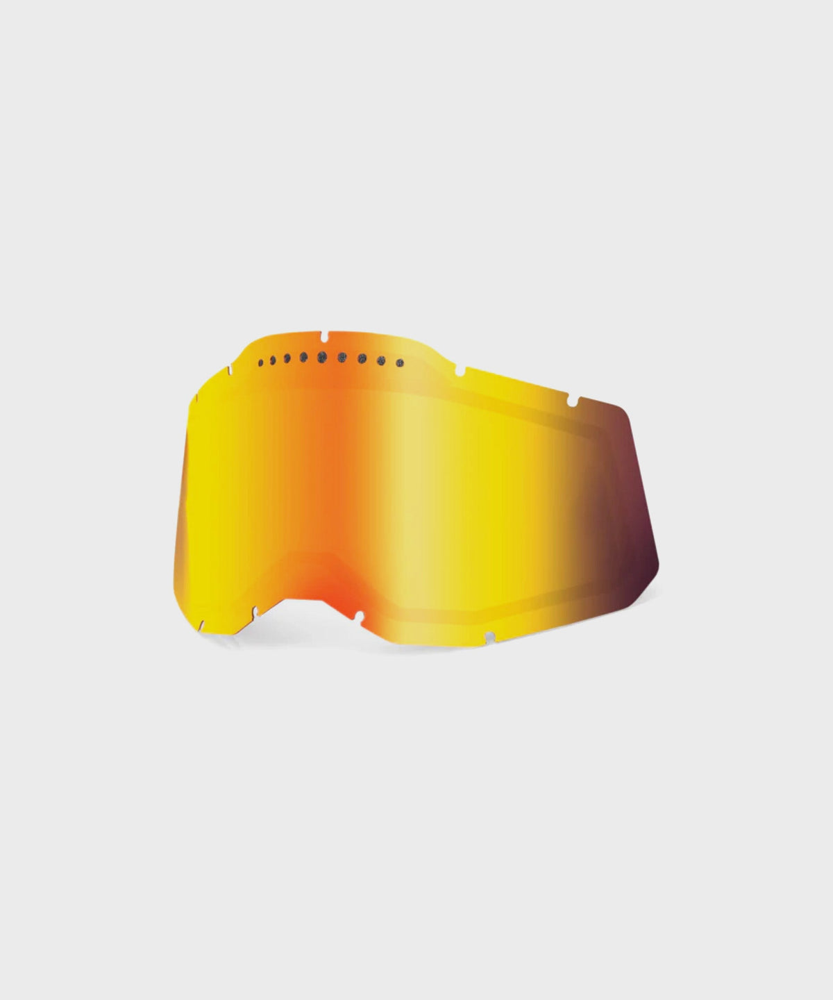 100% Racecraft 2 / Accuri 2 / Strata 2 Dual Pane Vented Lens Red Mirror