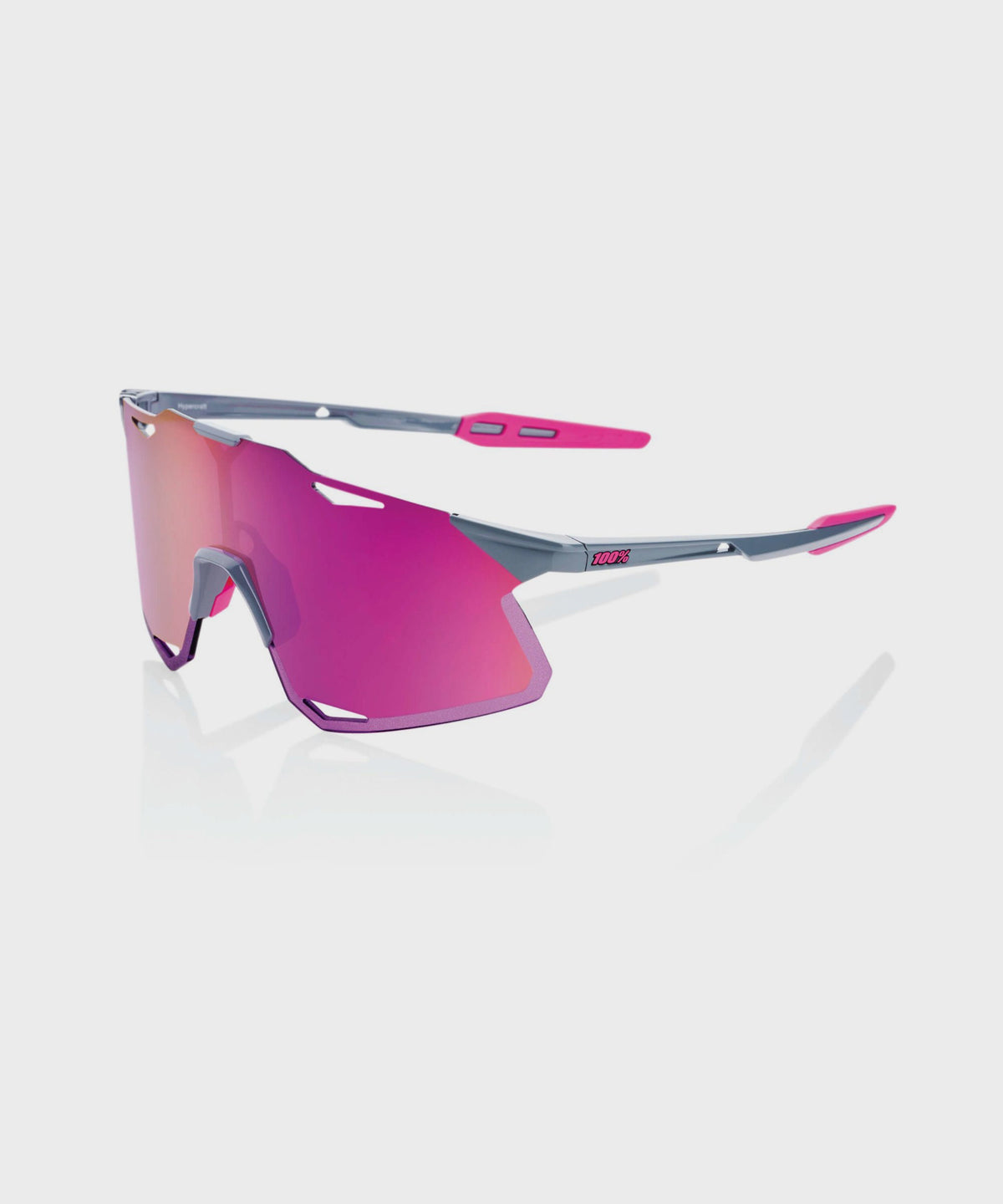 100% Hypercraft Glasses Gloss Light Grey / Purple Multilayer