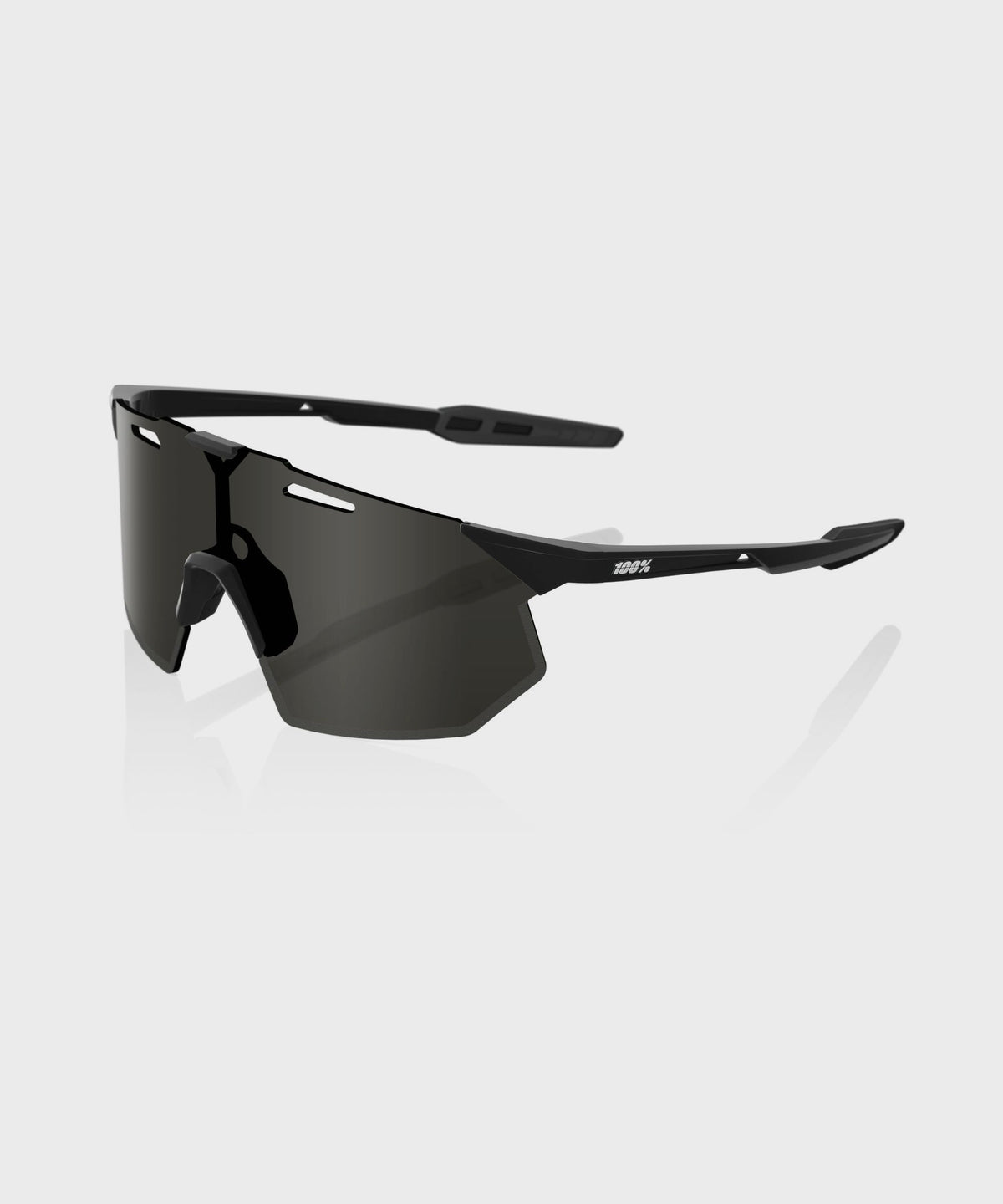 100% Hypercraft SQ Glasses Matte Black / Smoke