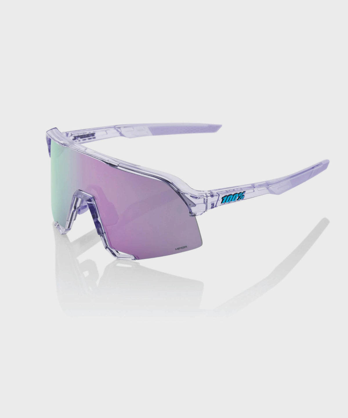 100% S3 Glasses Polished Translucent Lavender / HiPER Lavender