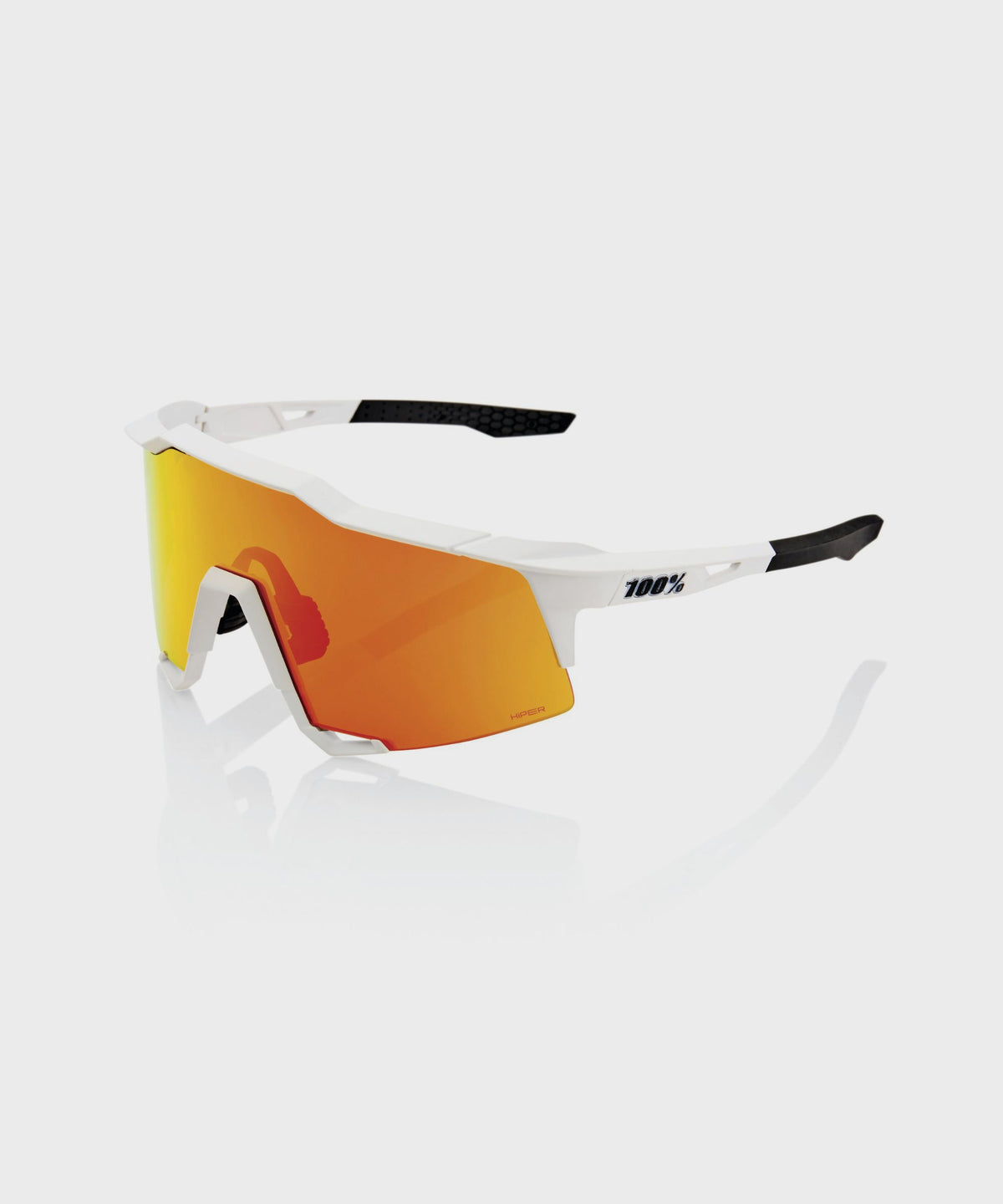 100% Speedcraft Glasses Soft Tact Off-White / HiPER Red Multilayer