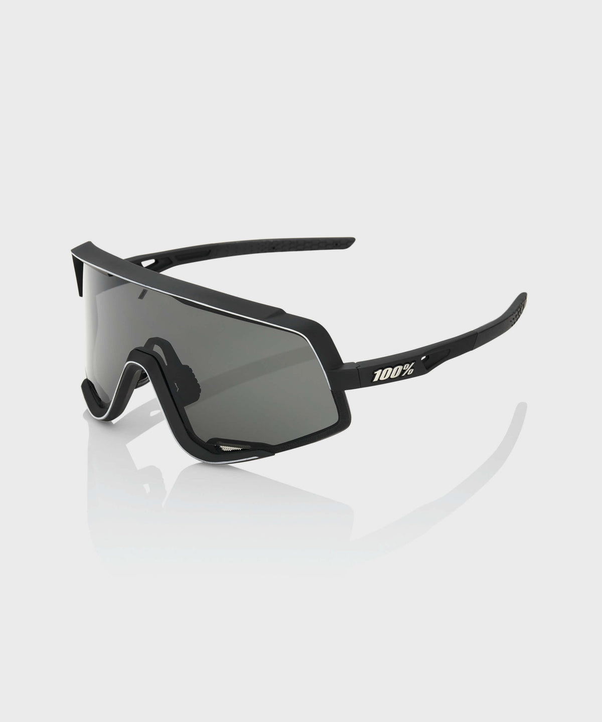100% Glendale Glasses Soft Tact Black / Smoke