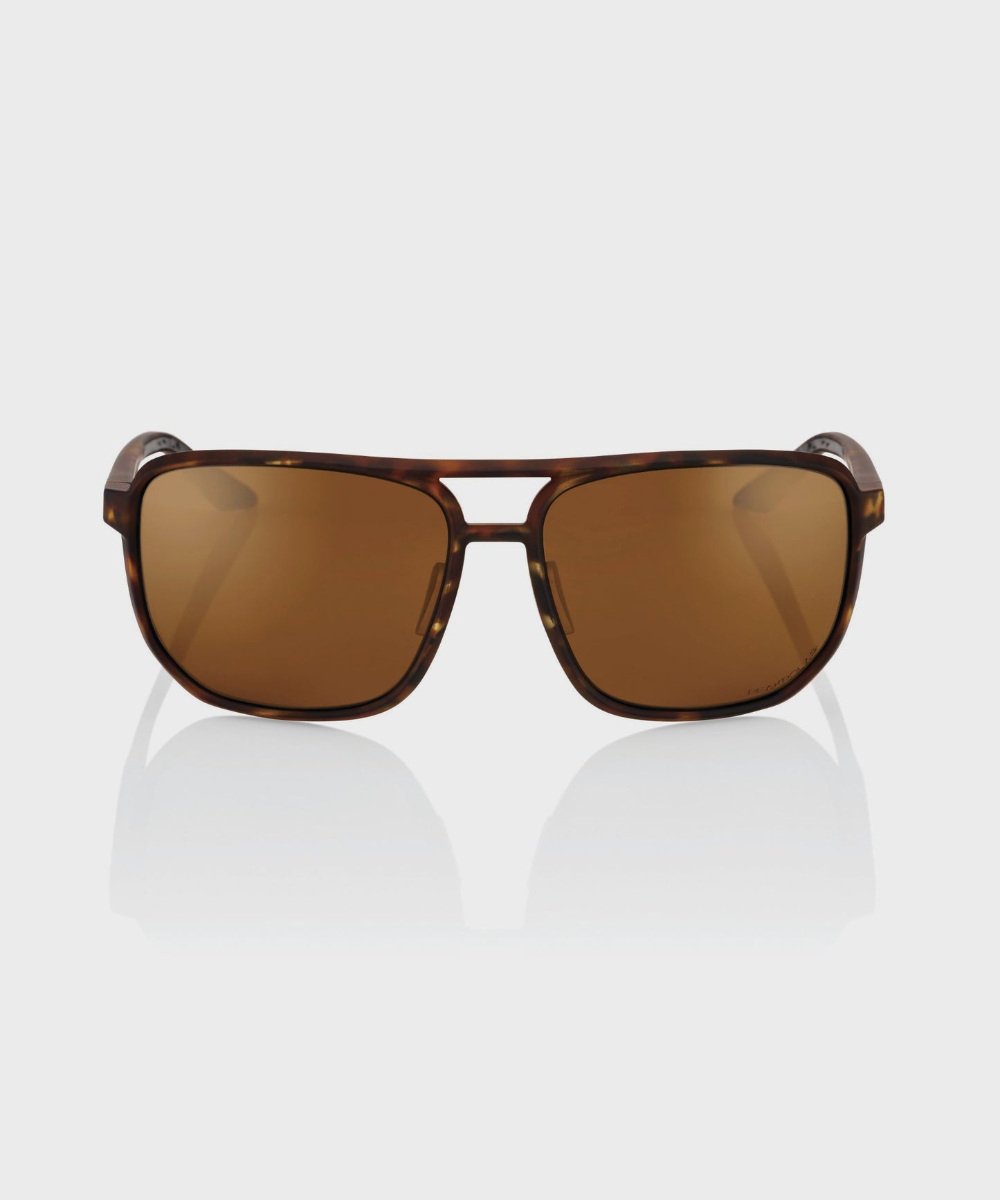 100% Konnor Glasses - Soft Tact Havana / Bronze PEAKPOLAR Lens