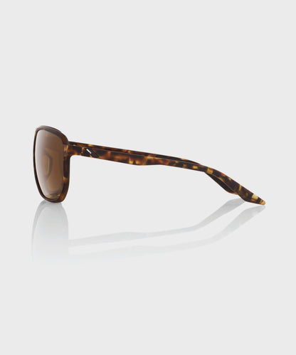 100% Konnor Glasses - Soft Tact Havana / Bronze PEAKPOLAR Lens