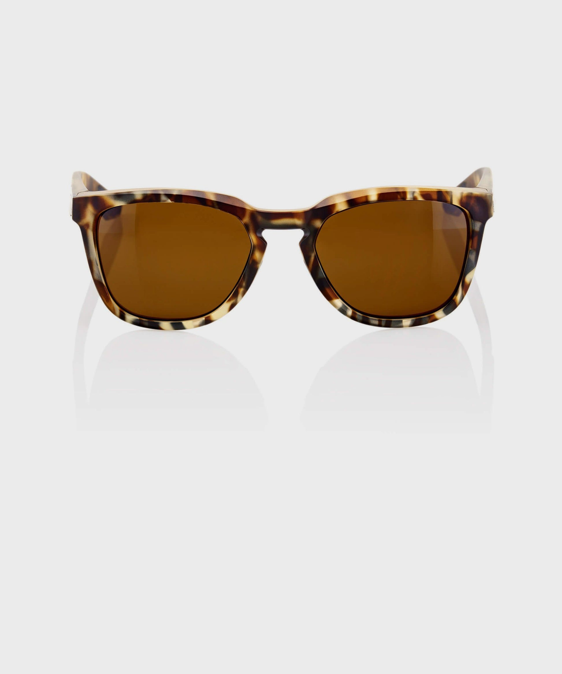100% Hudson Glasses - Soft Tact Havana / Bronze Lens