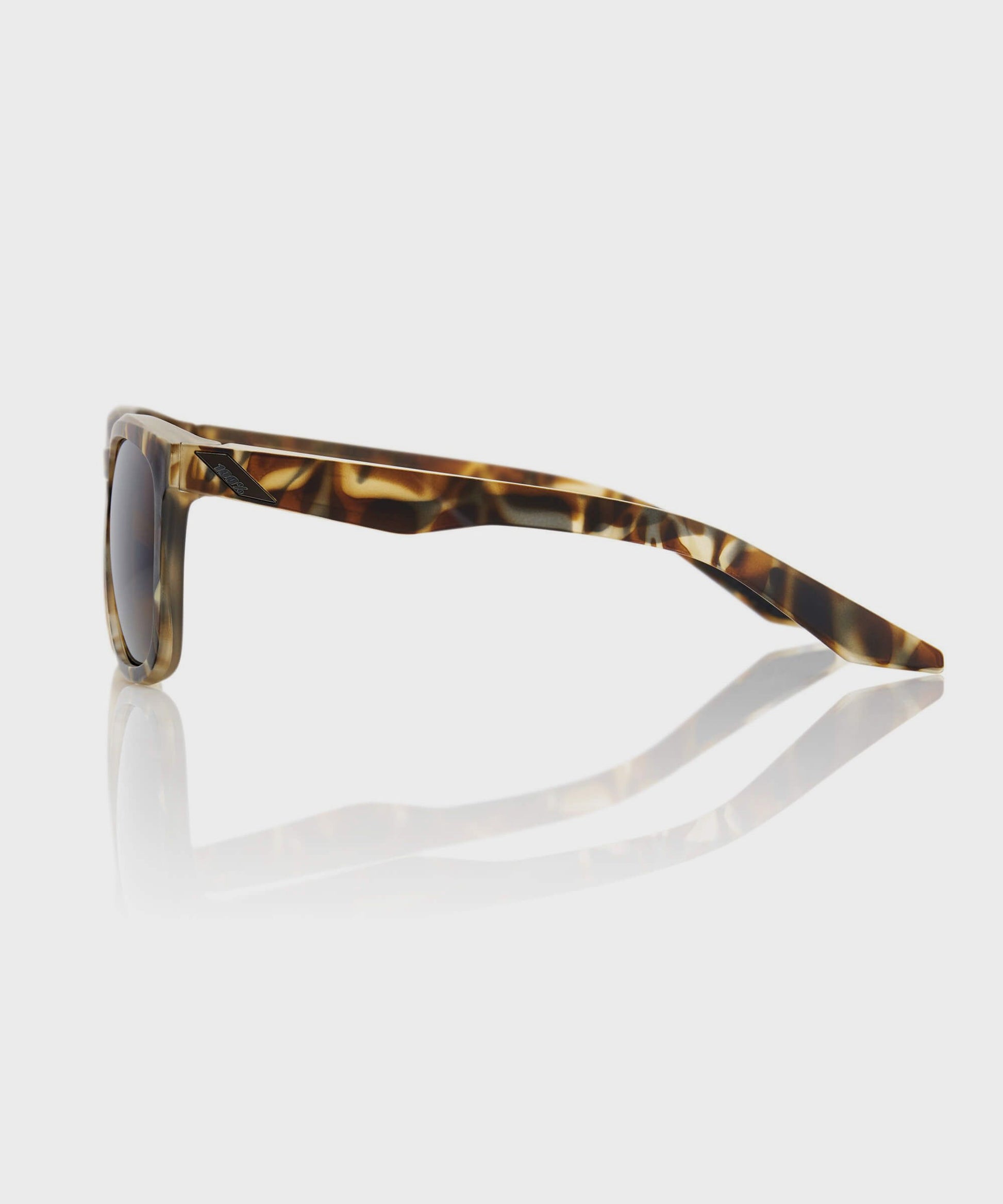 100% Hudson Glasses - Soft Tact Havana / Bronze Lens