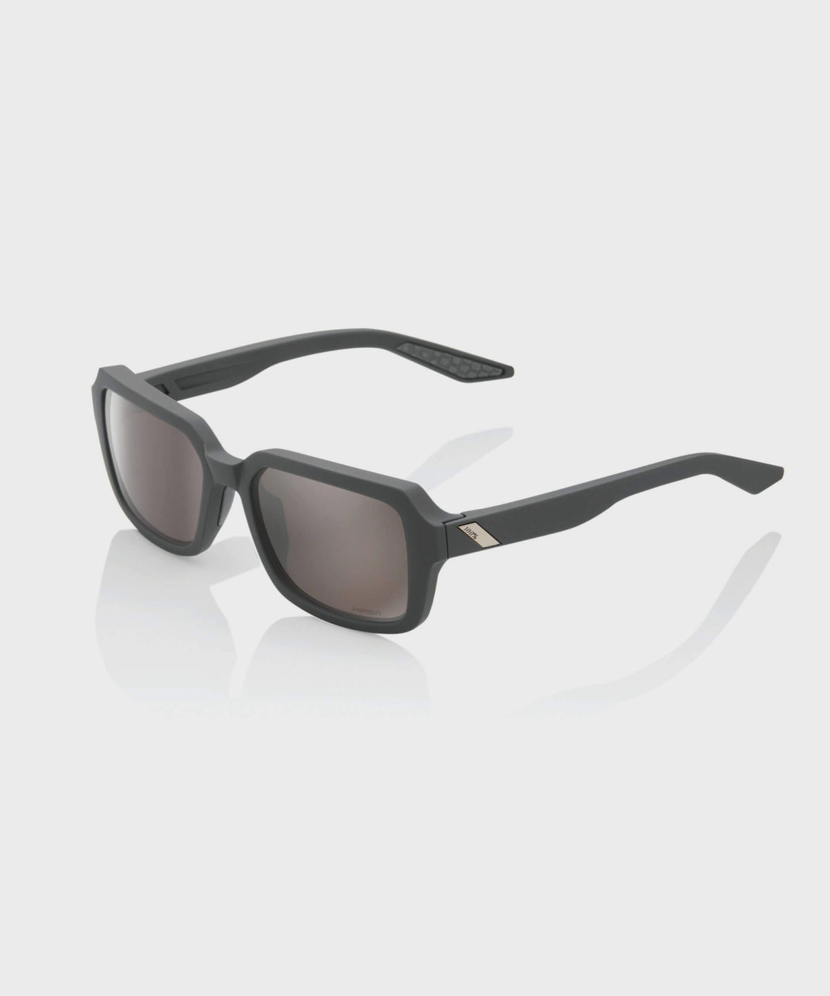 100% Rideley Glasses - Soft Tact Soft Tact Cool Grey / HiPER Silver