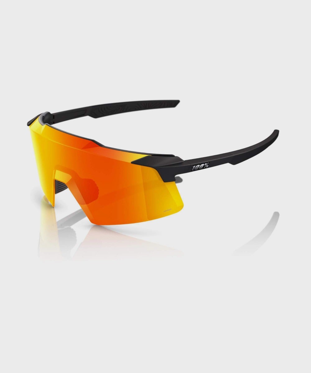 100% Aerocraft Glasses Soft Tact Black / HiPER Red Multilayer
