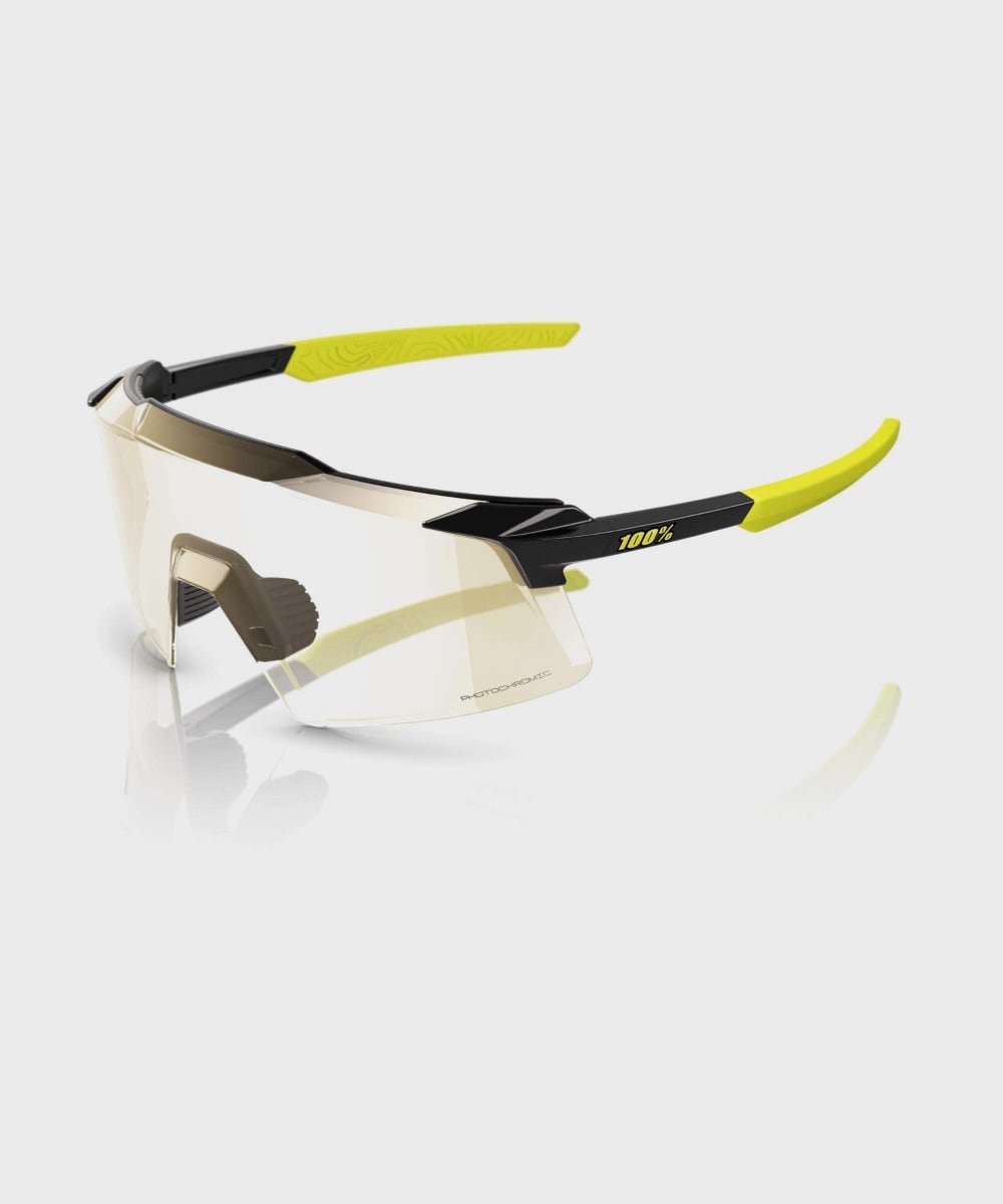100% Aerocraft Glasses Gloss Metallic Black / Photochromic Lens