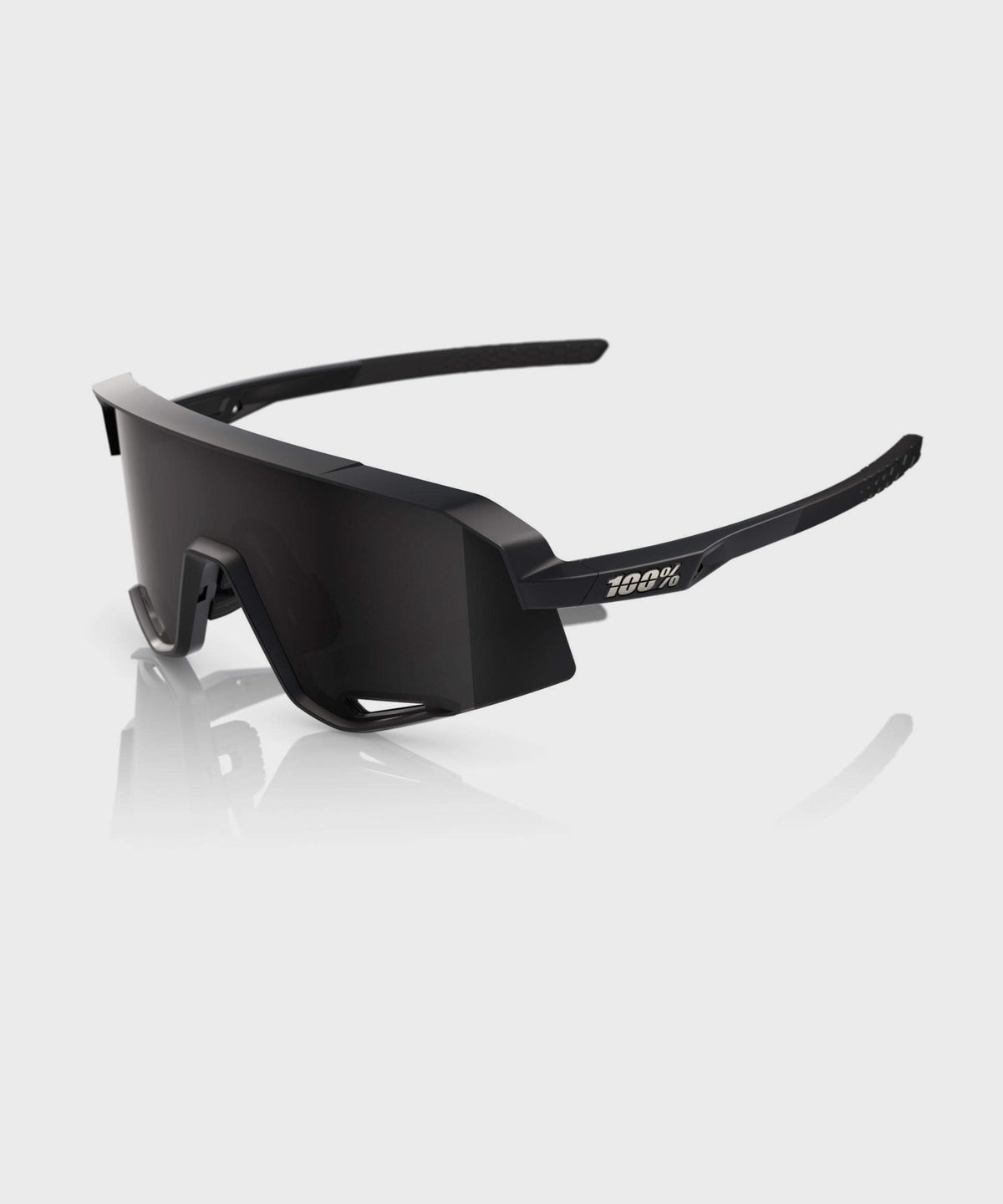 100% Slendale Glasses Matte Black / Smoke