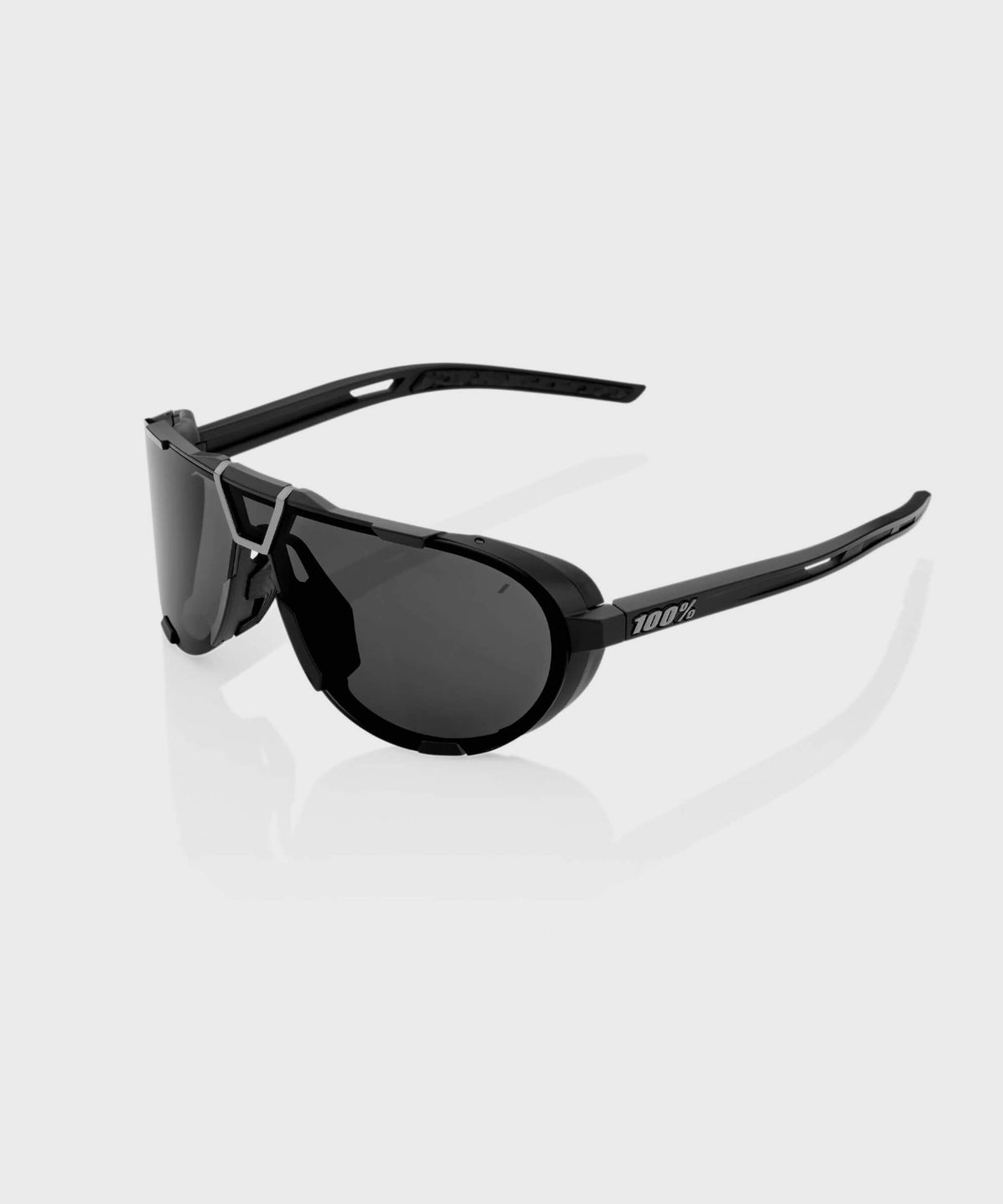 100% Westcraft Glasses Matte Black / Smoke