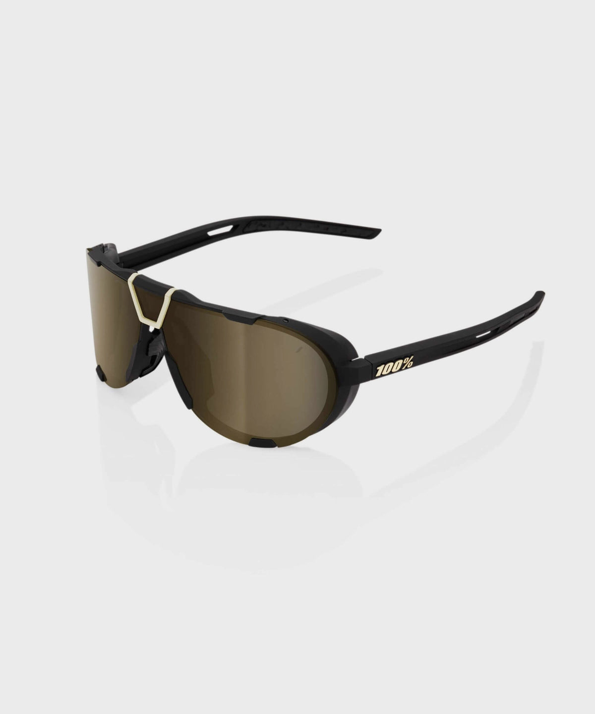 100% Westcraft Glasses Soft Tact Black / Soft Gold