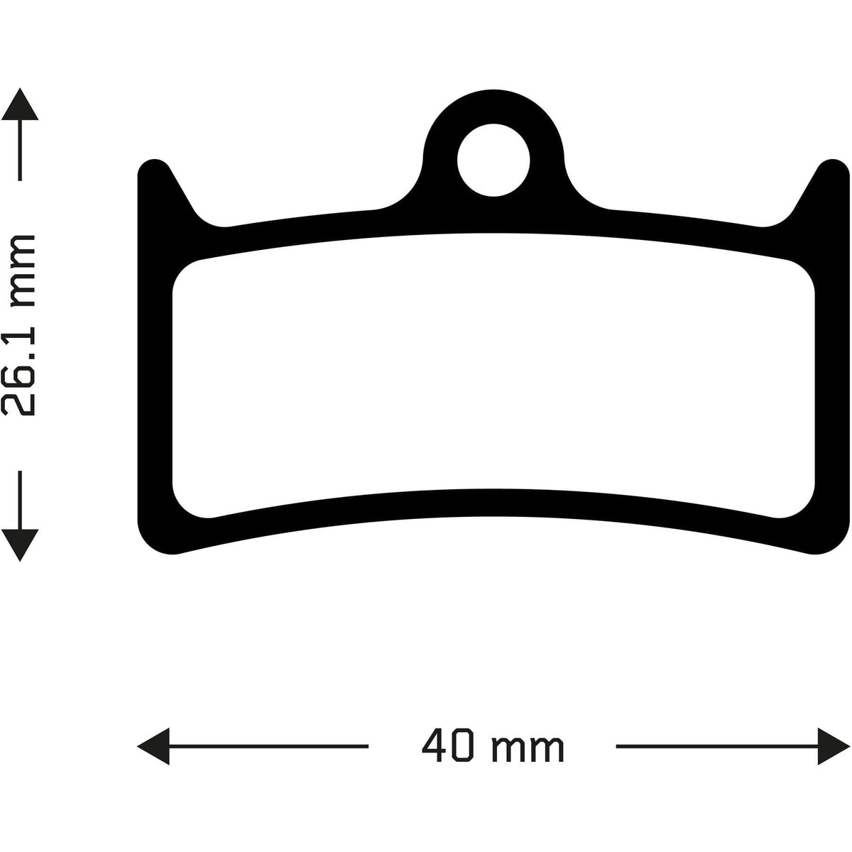 Aztec Organic Disc Brake Pads for Hope V4