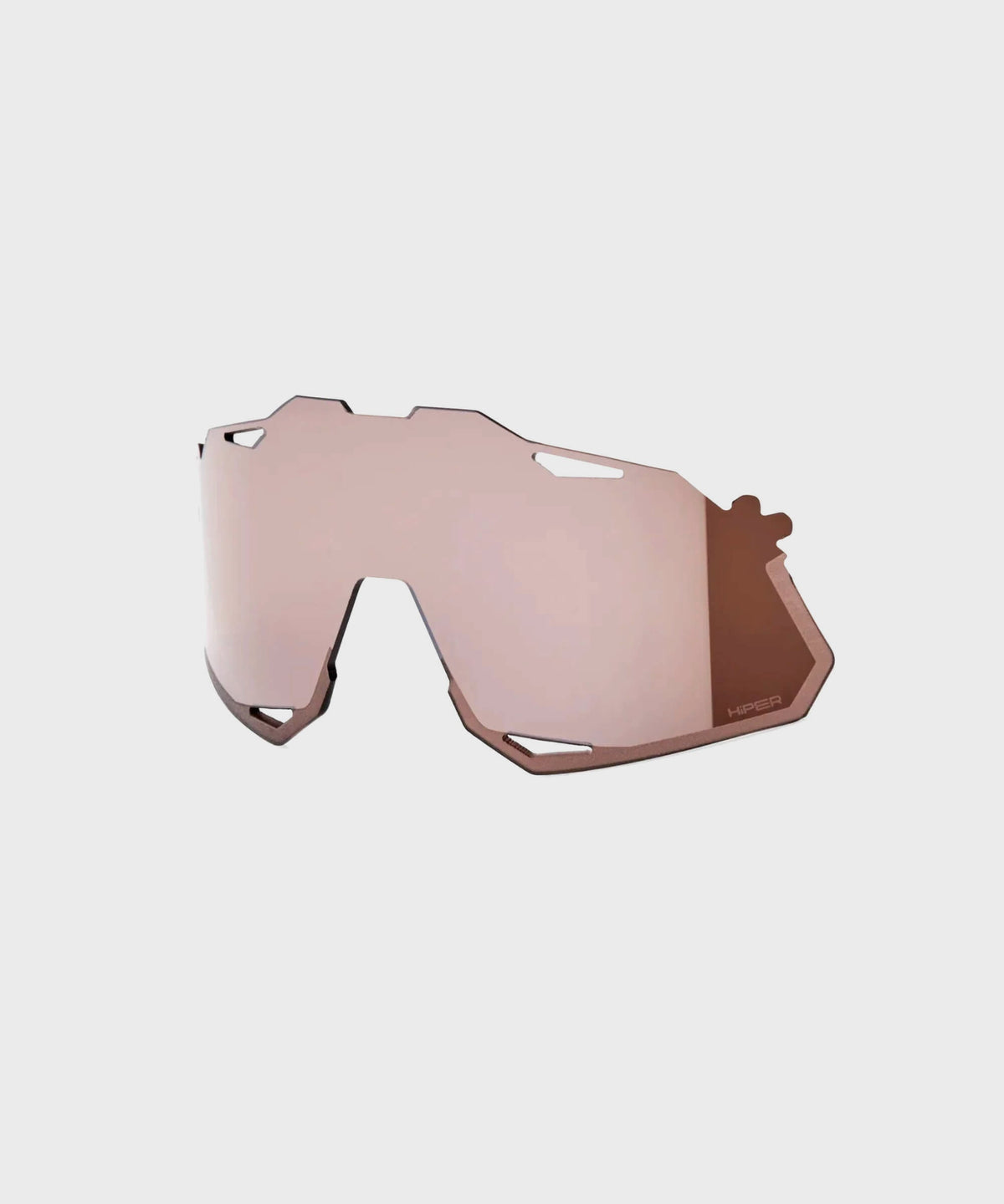 100% Hypercraft XS Replacement Polycarbonate HiPER Crimson Silver Mirror