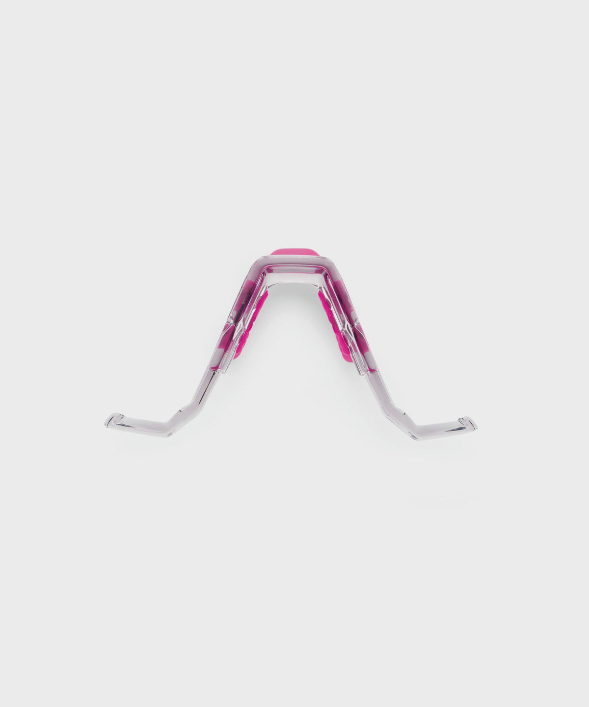 100% Speedcraft / S3 Replacement Nose Bridge Kit - Regular Regular / Polished Translucent Grey
