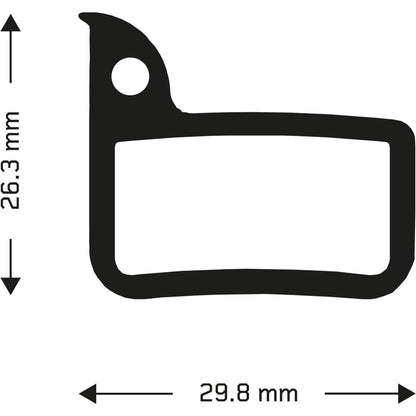 Aztec Organic Disc Brake Pads for Sram HRD Red 22 / Force 22