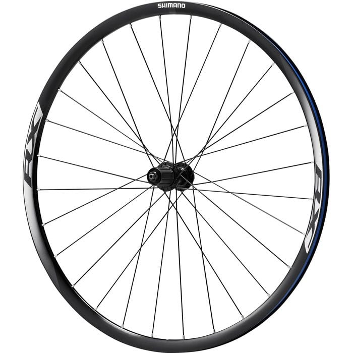 Shimano WH-RX010 Disc Road Wheel, Clincher 24 mm, 11-Speed, Black, Rear