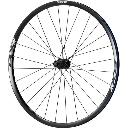 Shimano WH-RX010 Disc Road Wheel, Clincher 24 mm, 11-Speed, Black, Rear